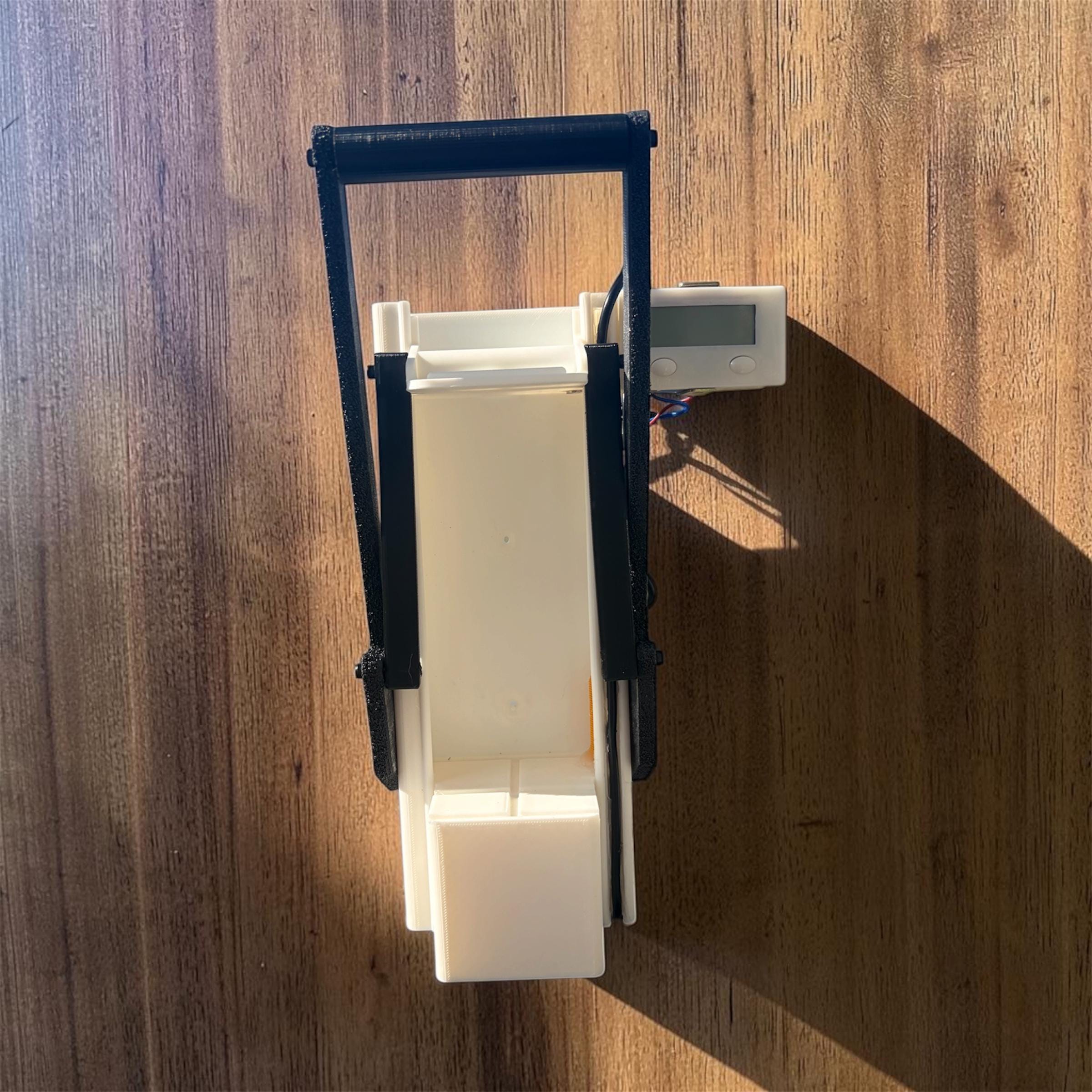 Wall Mounted Can Crusher, USA/Canada Flag Design, Built-in Counter, 3D Printed Tool
